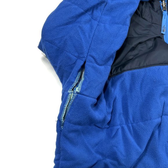 The North Face True or False Jacket Boys XL 18-20 Fleece‎ Zip Reversible Puffer - Picture 6 of 14